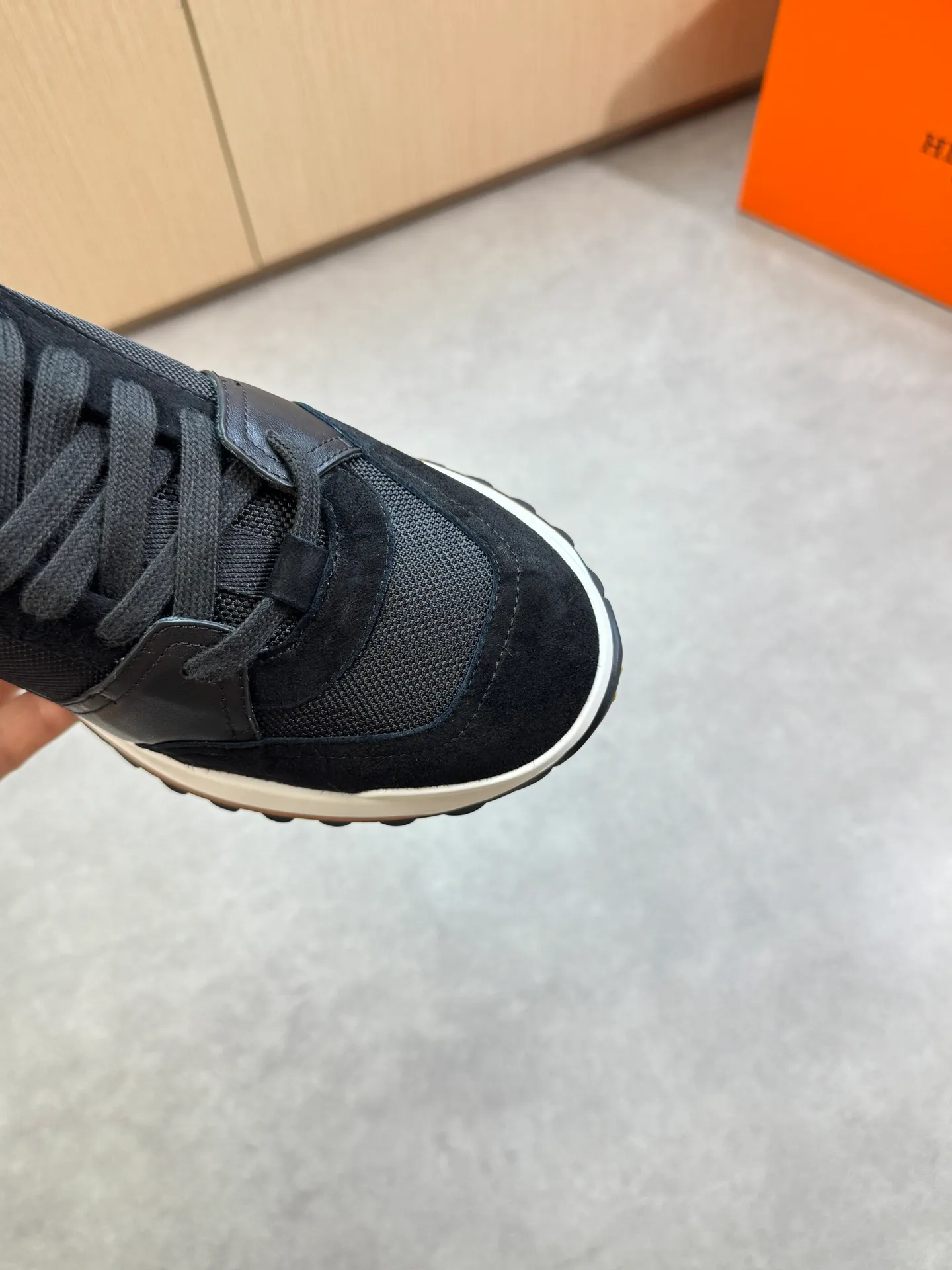 Men's shoes 💰700 [HERMES] Hermès - High-end quality original order·Casual sports shoes - Upper: 🔝Nappa calfskin, suede sheepskin leather, brand high mercerized canvas, tongue. Heel. Brand logo webbing - Inner: brand canvas, foot pad; water-dyed cowhide - Outsole: ultra-light T men's shoes 💰U foam·rubber; two-color molded outsole -Ultra-high quality control·Fine workmanship: highlighted (high-end·nobility·grade) -Size: 39-44 (38, 45, can be customized)·0118